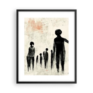 Plakat i sort ramme - Mod ensomhed - 40x50 cm