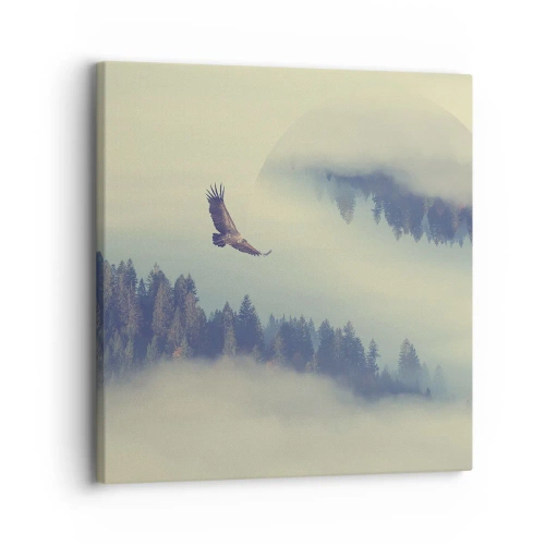Lærredstryk - Billede på lærred - Jeg så en ørnes skygge - 30x30 cm