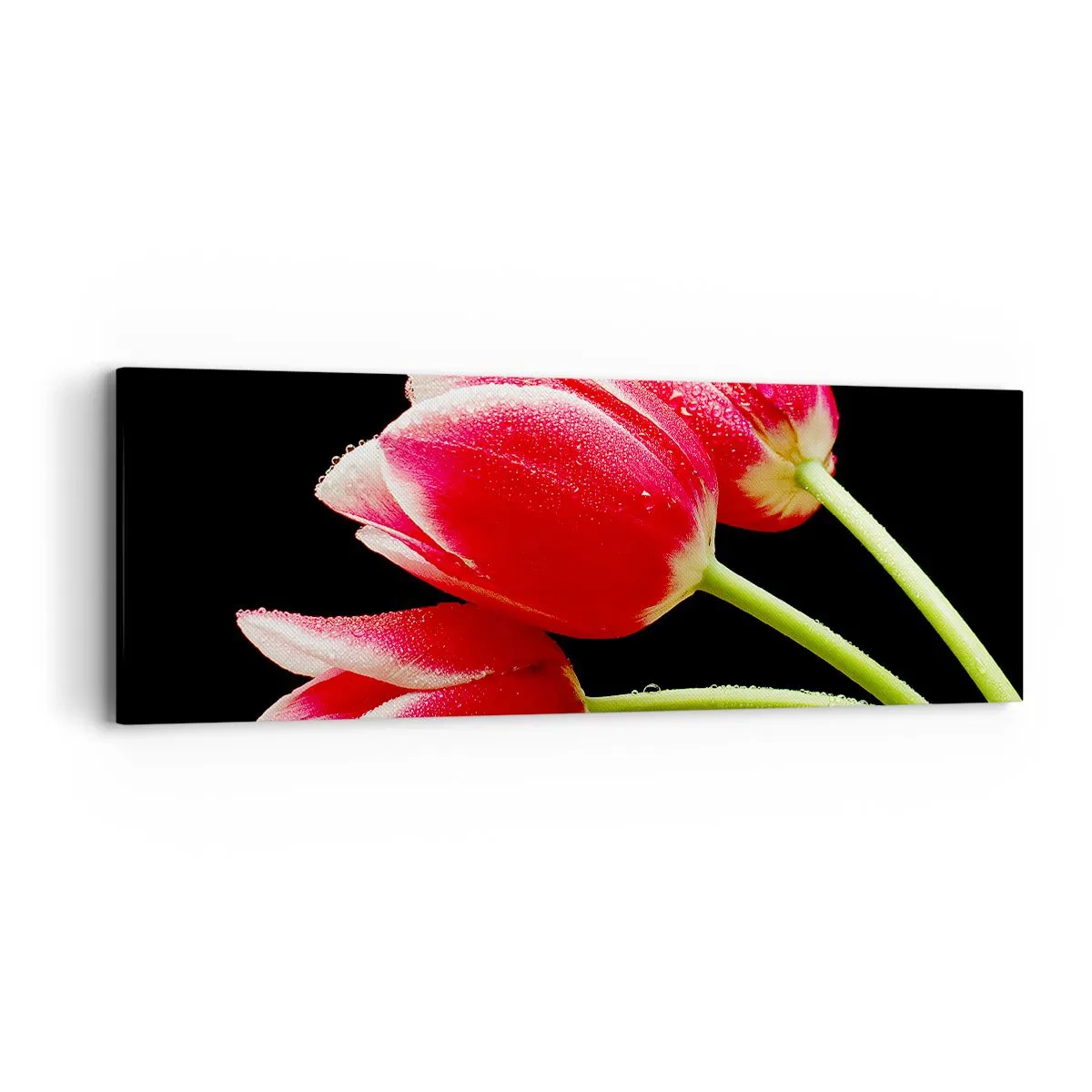 Lærredstryk - Billede på lærred - Løftet om ren kærlighed - 90x30 cm