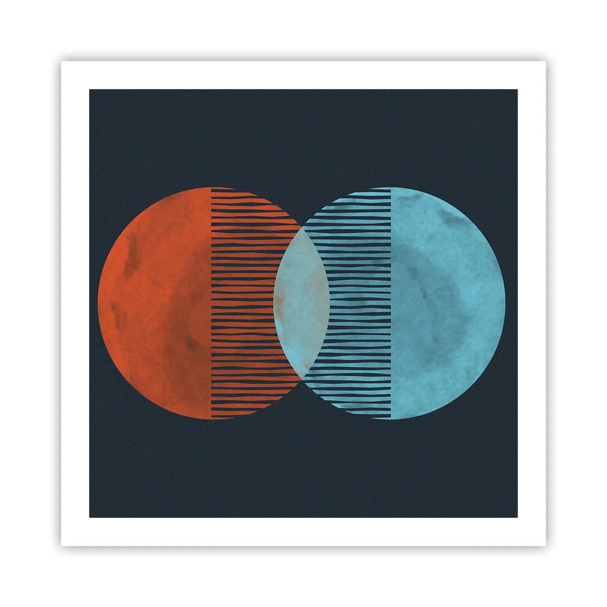 Plakat - Astronomisk fantasi - 60x60 cm