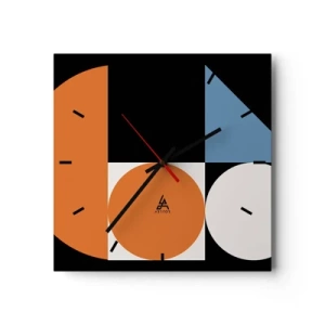 Vægur, Uret - System til figurer - 30x30 cm