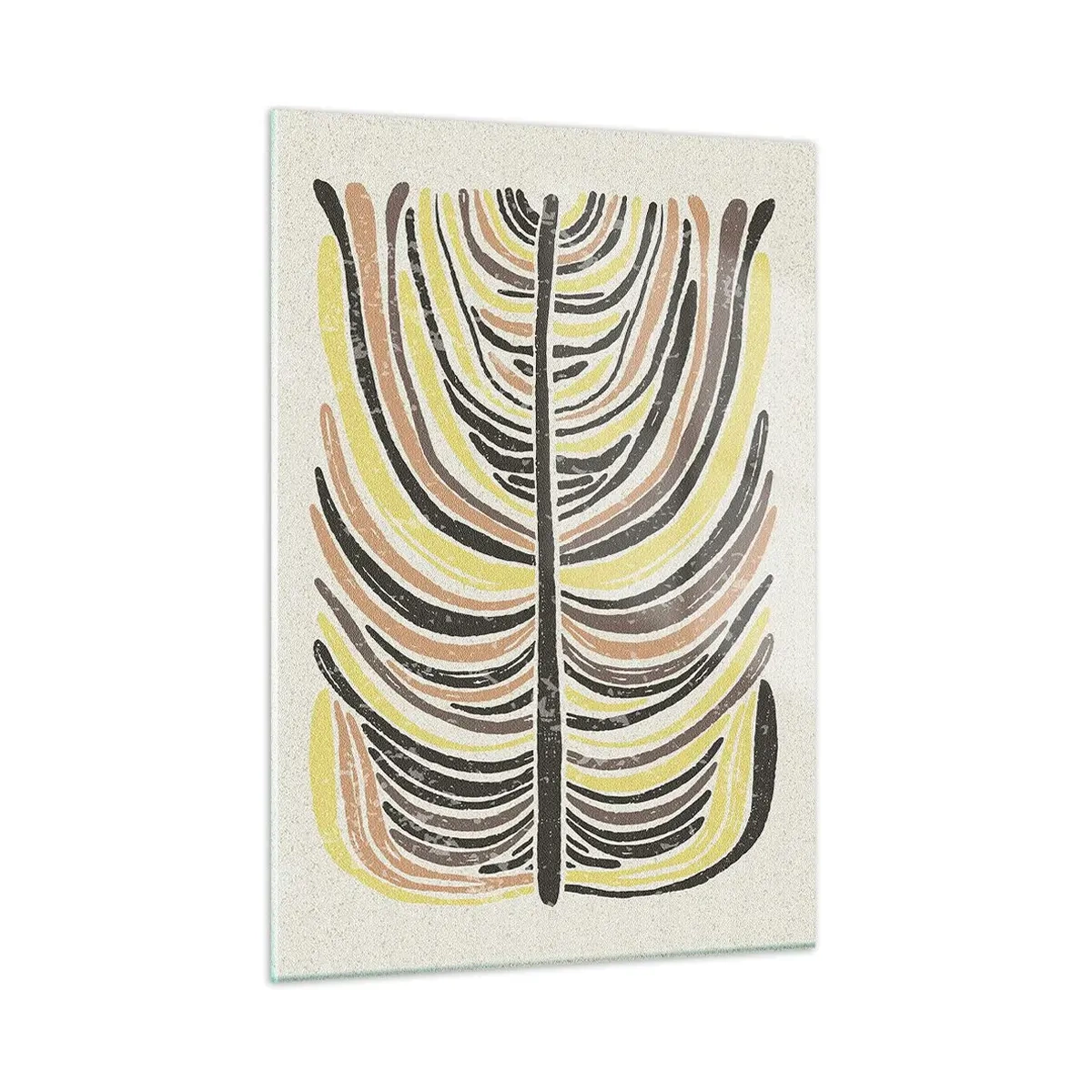 Billede på glas - Levende abstraktion - 50x70 cm