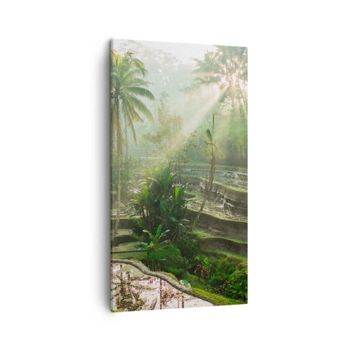 Lærredstryk - Billede på lærred - Voksende op i solen - 45x80 cm