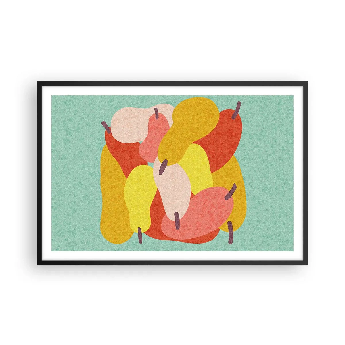 Plakat i sort ramme - Smag på sommersolen - 91x61 cm