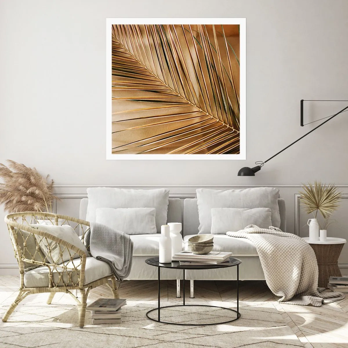 Plakat - Naturlig kolonnade - 50x50 cm