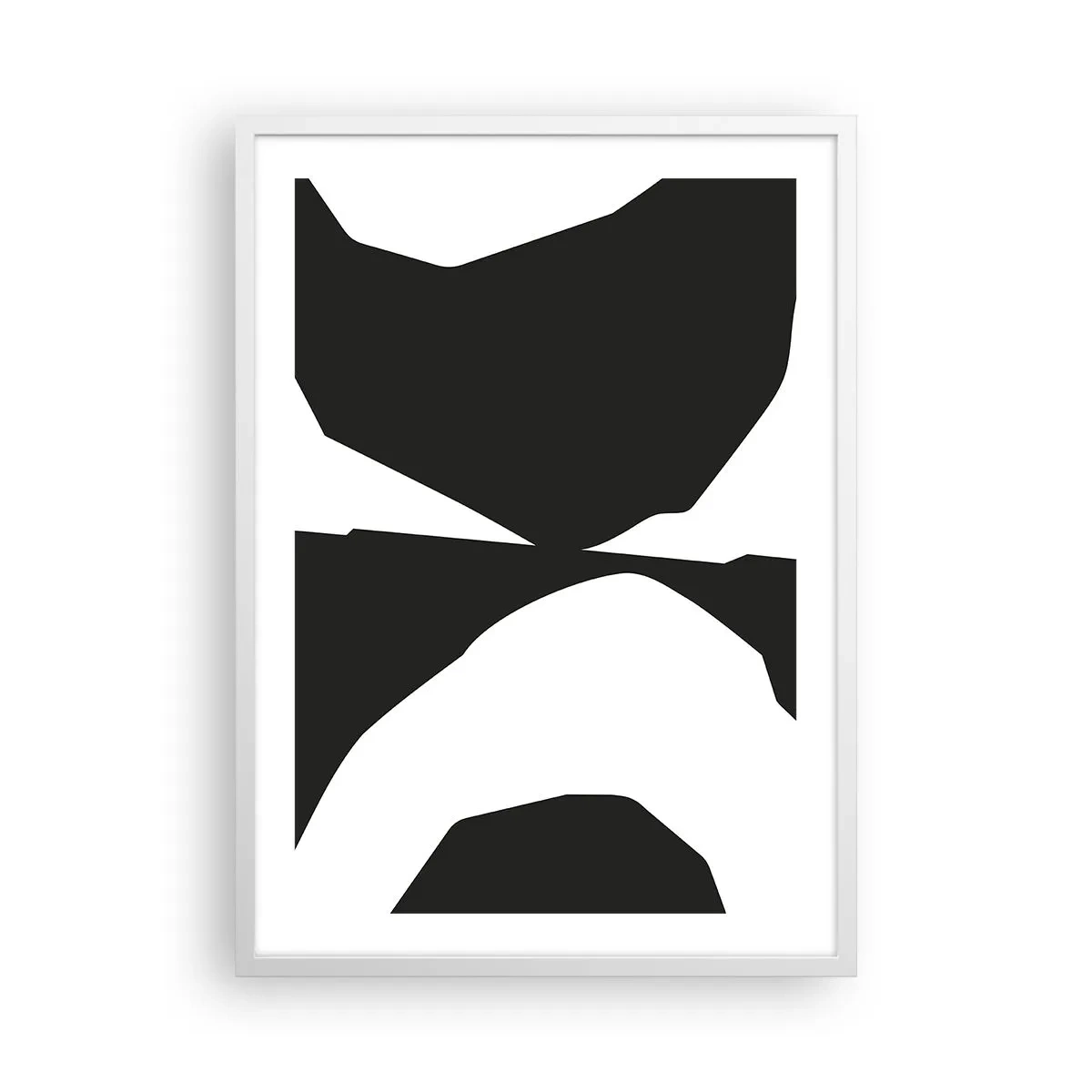 Plakat i hvid ramme - Positiv-negativ - 50x70 cm