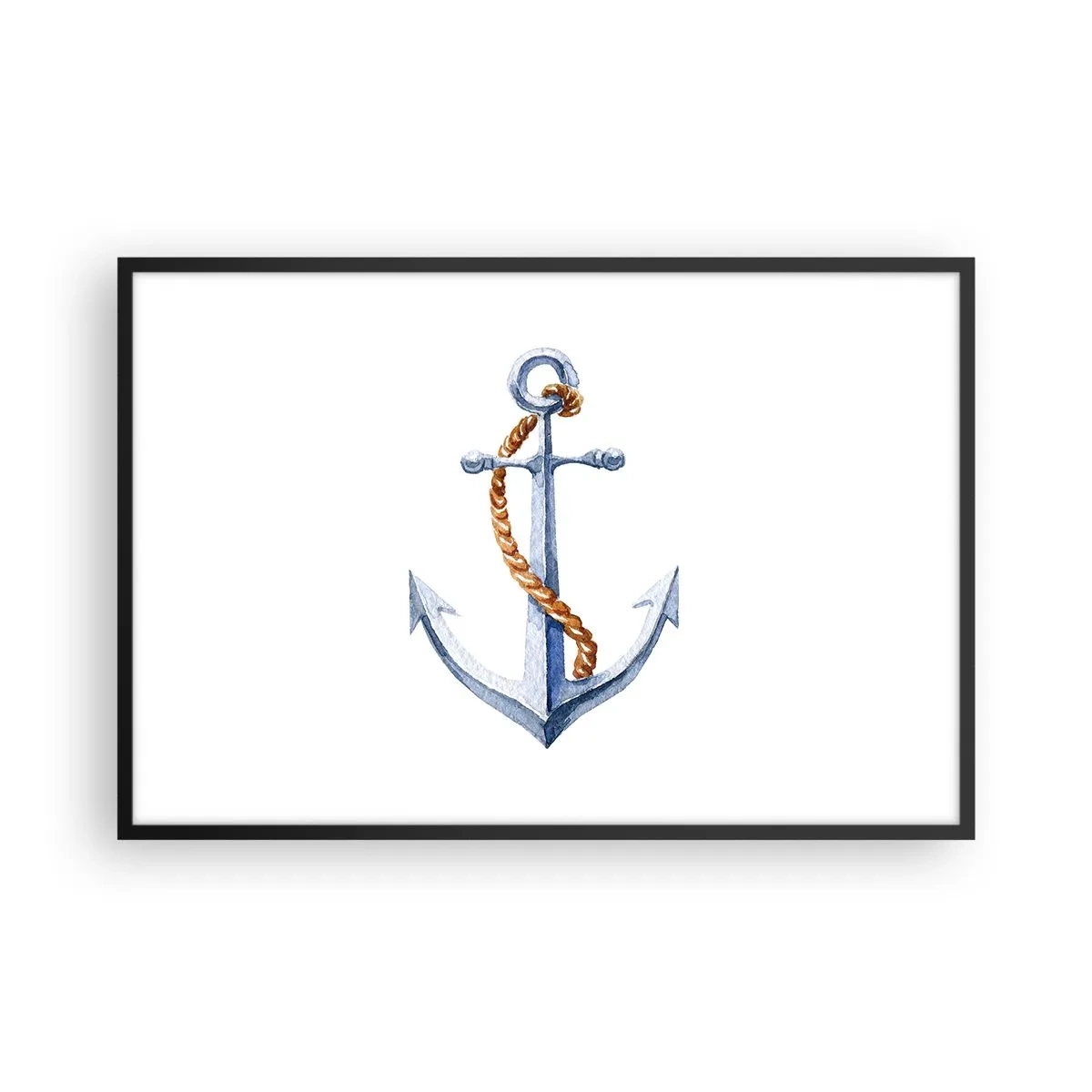 Plakat i sort ramme - Ahoj eventyr! - 91x61 cm