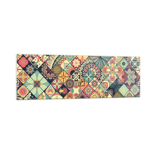Billede på glas - Marokkansk stemning - 160x50 cm
