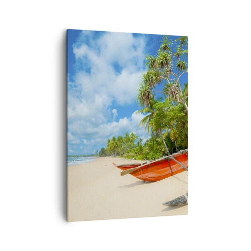 Lærredstryk - Billede på lærred - Tropernes charme - 50x70 cm