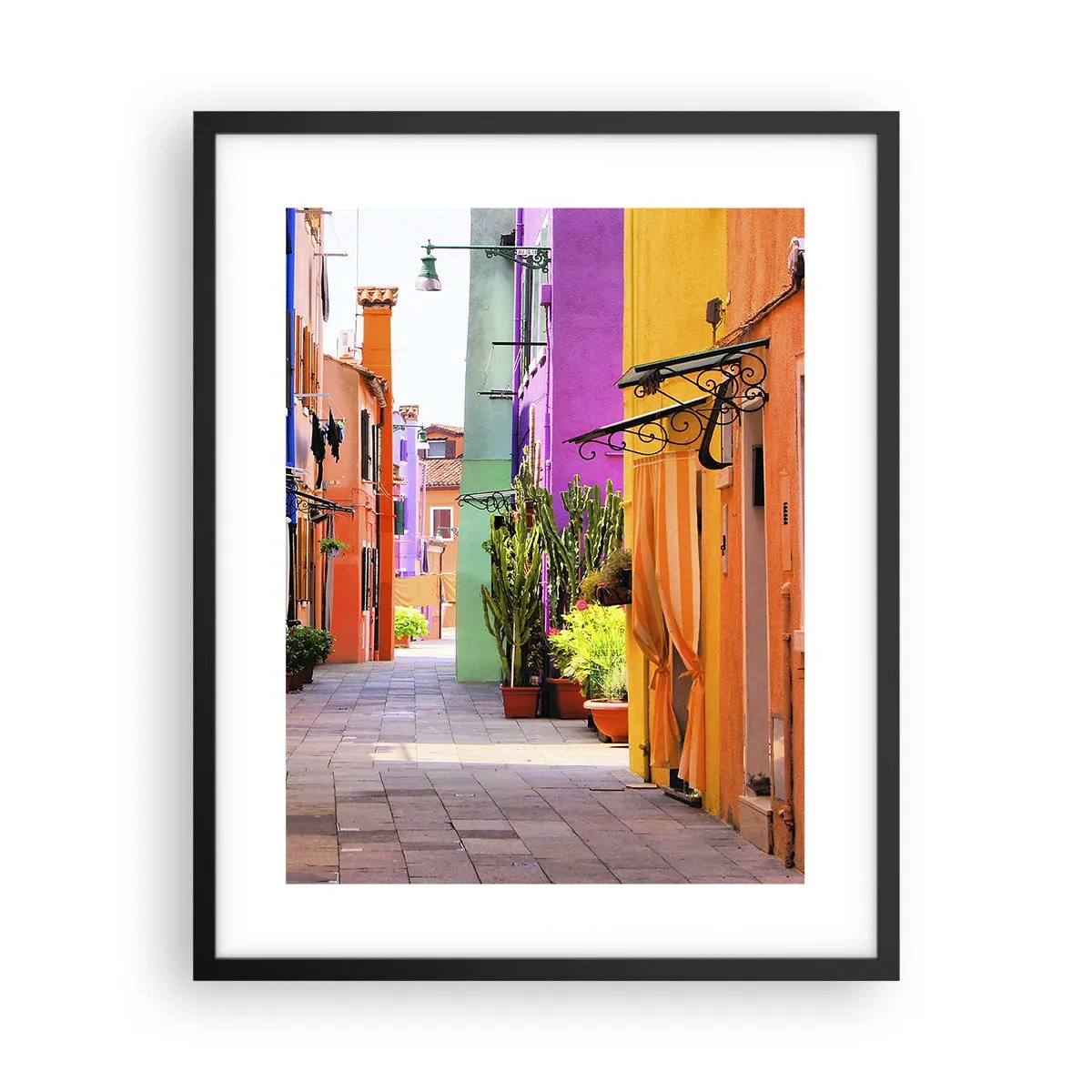 Plakat i sort ramme - Regnbue gyde - 40x50 cm