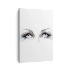 Lærredstryk - Billede på lærred - En engels øjne? - 70x100 cm