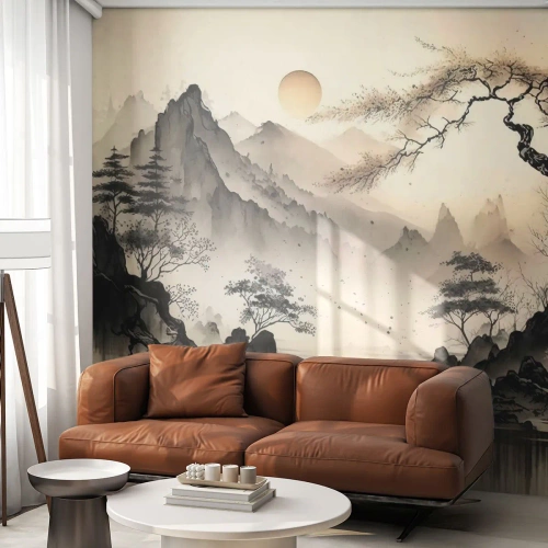 Fototapet Premium Sand - Orientens unikke charme - Asien, Japan, Udsigt - 100x70 cm