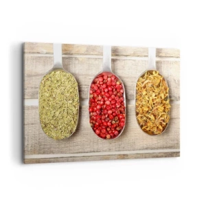 Lærredstryk - Billede på lærred - Magi i køkkenet - 100x70 cm