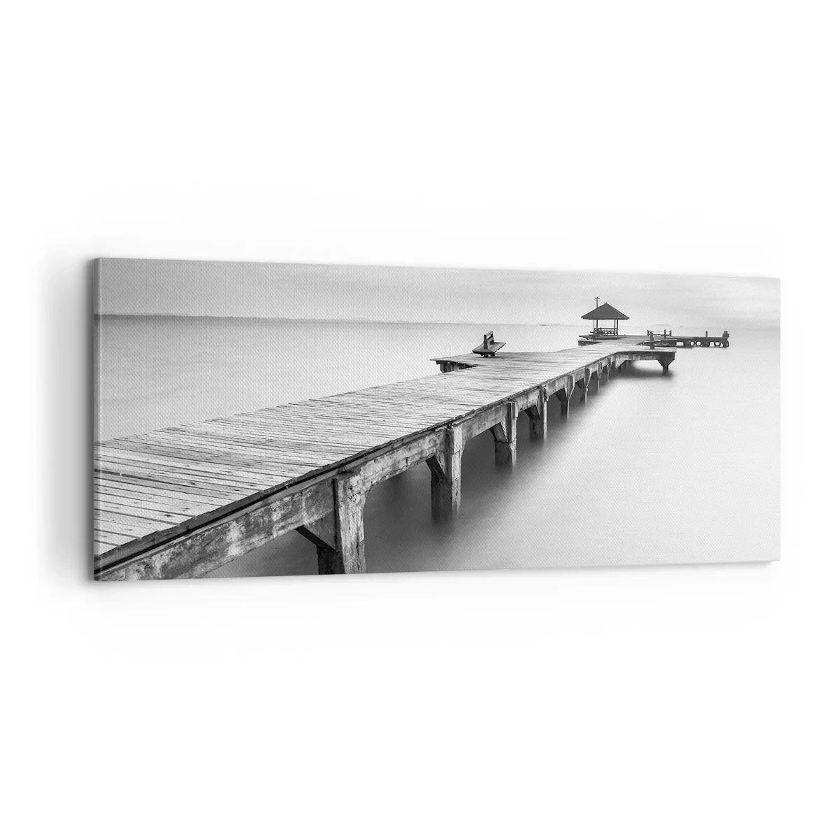 Lærredstryk - Billede på lærred - Ind i det fjerne - 100x40 cm