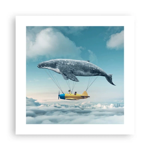 Plakat - Hvorfor ikke? - 40x40 cm