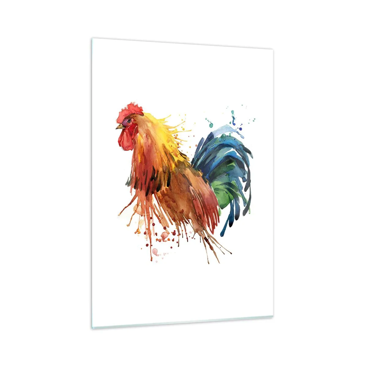 Billede på glas - Kongelig kappe, kongelig stolthed - 50x70 cm