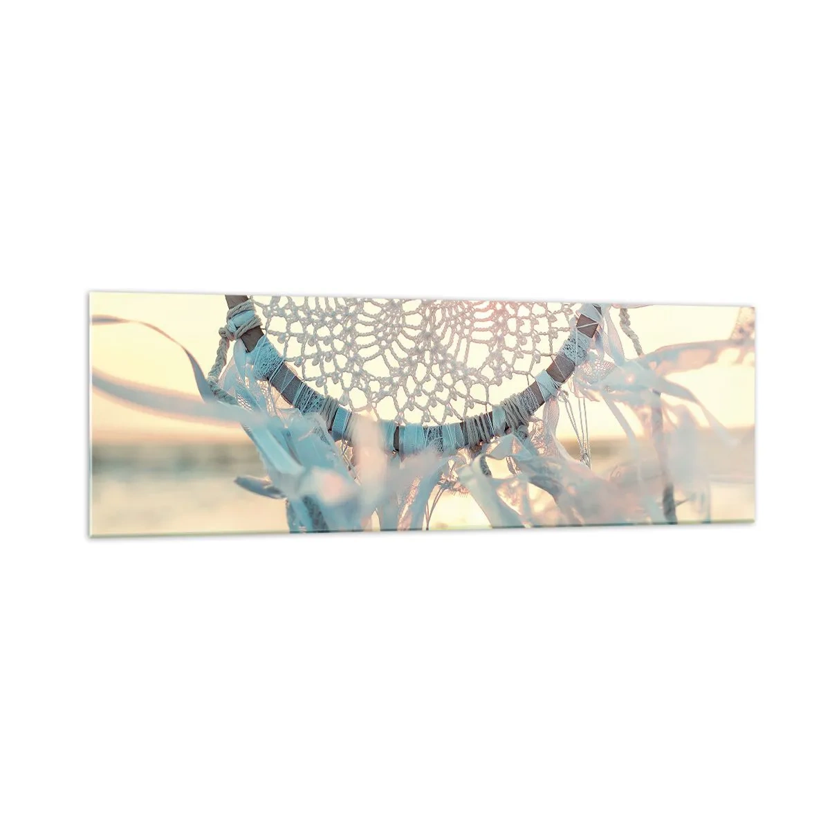 Billede på glas - Totem med blonder - 160x50 cm