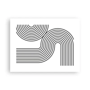 Plakat - På en kurve - 40x30 cm