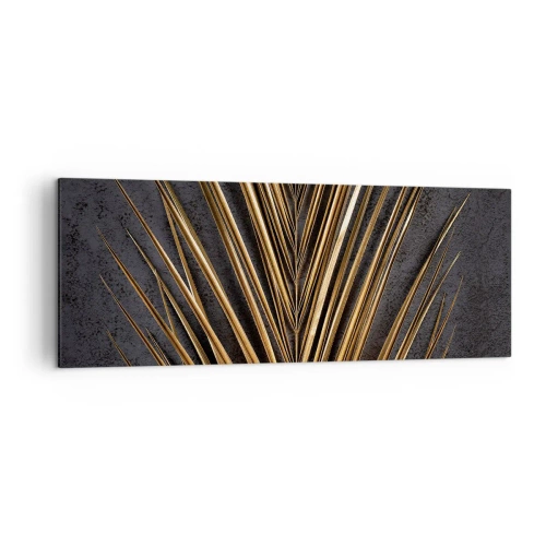 Lærredstryk - Billede på lærred - Tropernes guld - 140x50 cm