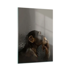 Billede på glas - Helt sikkert en tænker - 50x70 cm