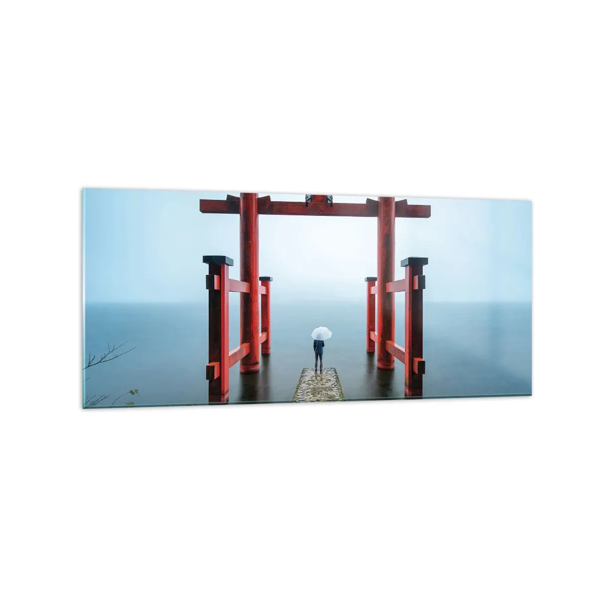 Billede på glas - Japansk drømmeri - 120x50 cm