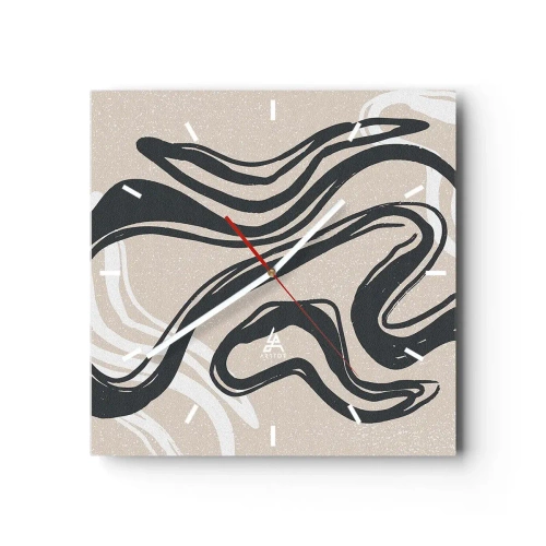 Vægur, Uret - Multipliceret udtryk - 30x30 cm