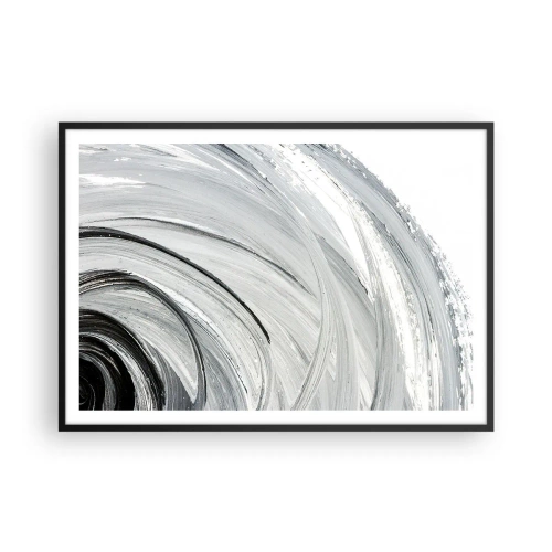Plakat i sort ramme - Orbital komposition - 100x70 cm
