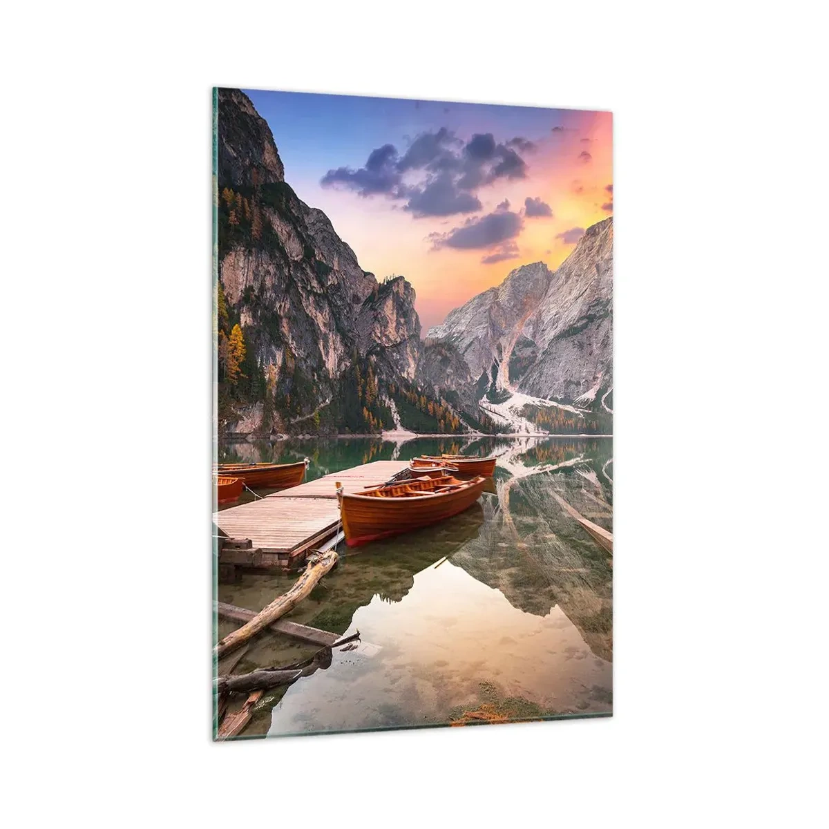 Billede på glas - Dagens løfte - 80x120 cm