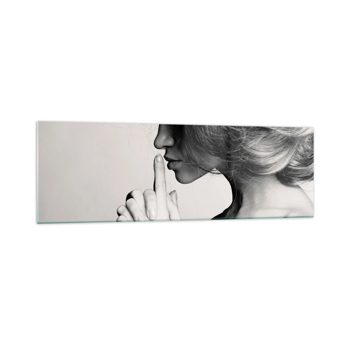 Billede på glas - Lyt til sig selv - 160x50 cm