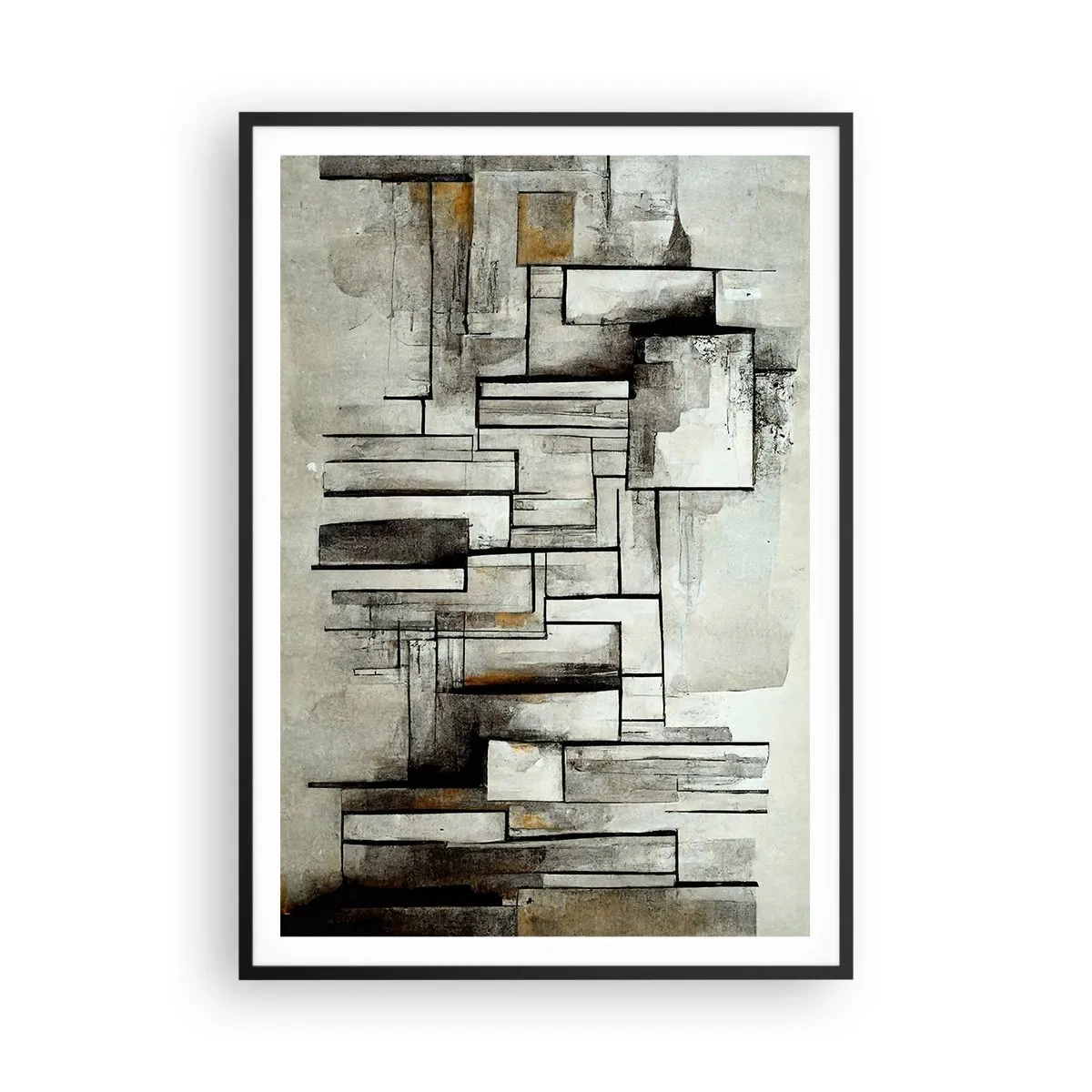 Plakat i sort ramme - Enkelthedens kraft - 70x100 cm
