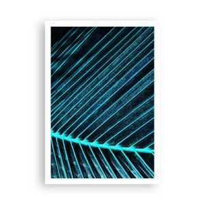 Plakat - Tekstur af grønt - 70x100 cm