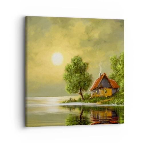 Lærredstryk - Billede på lærred - Smukt, som fra et billede - 30x30 cm
