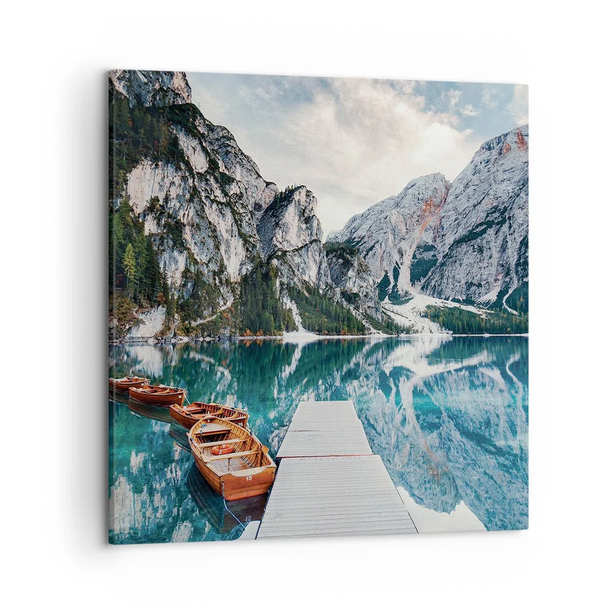 Lærredstryk - Billede på lærred - Vi vil vise dig skønheden - 50x50 cm