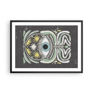 Plakat i sort ramme - Stammeritualer - 70x50 cm
