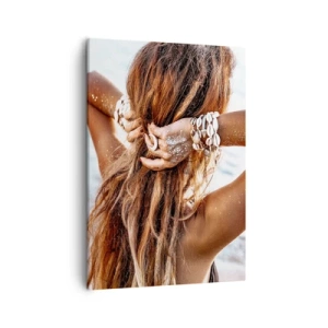 Lærredstryk - Billede på lærred - Søster af vand og solskin - 50x70 cm