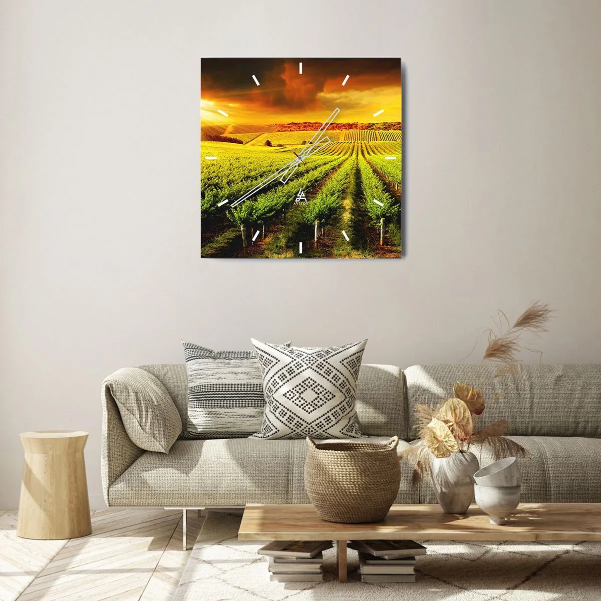 Vægur, Uret - Under den australske sol - 40x40 cm