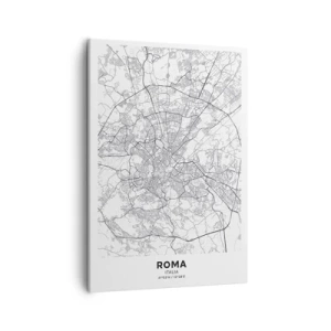 Lærredstryk - Billede på lærred - Romersk cirkel - 50x70 cm