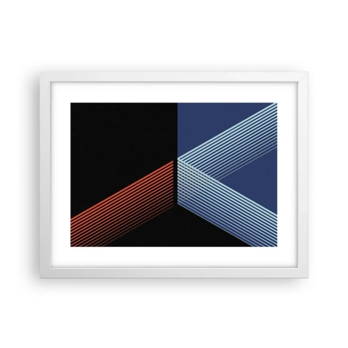 Plakat i hvid ramme - En simpel historie - 40x30 cm