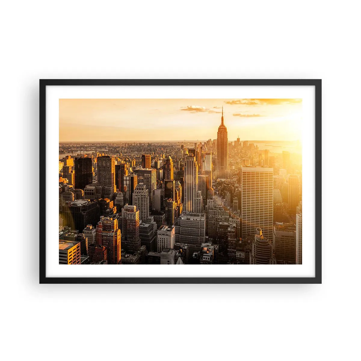Plakat i sort ramme - At vokse i solen - 70x50 cm