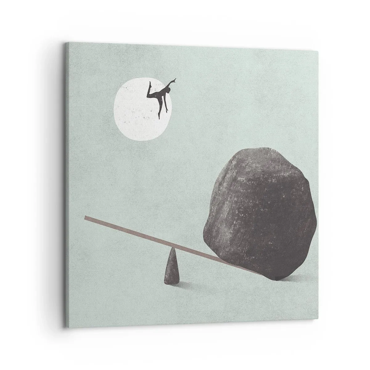 Lærredstryk - Billede på lærred - En drøm går i opfyldelse - 50x50 cm