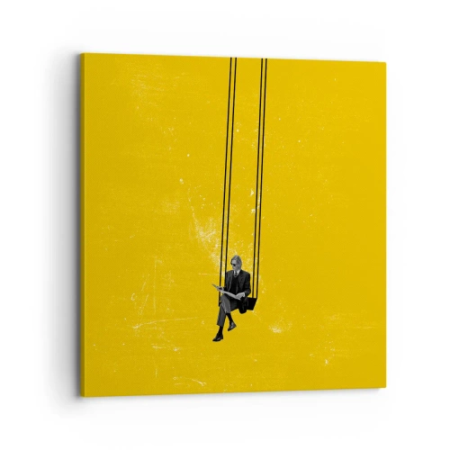 Lærredstryk - Billede på lærred - En dag som alle andre - 70x70 cm