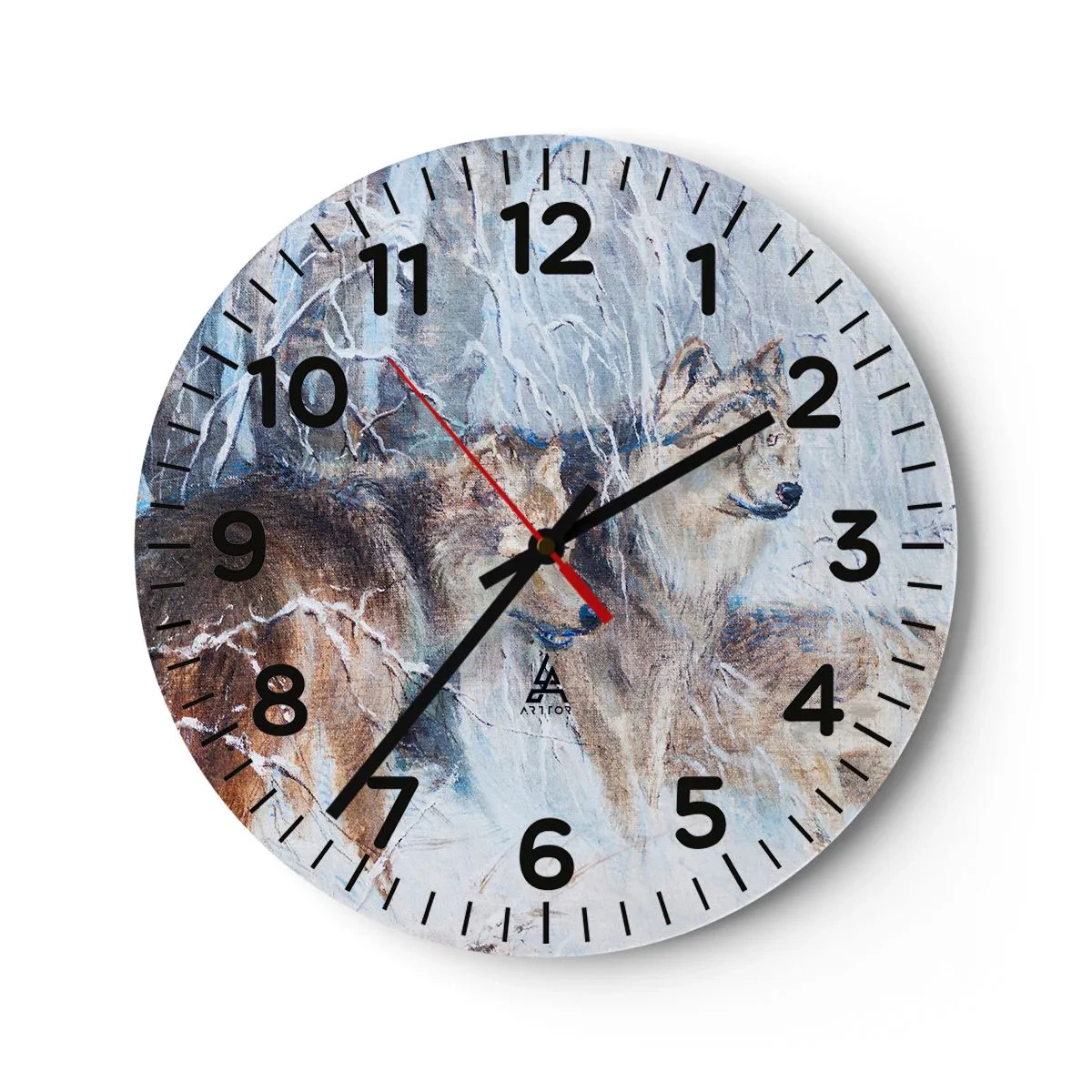 Vægur, Uret - OBS! På vej... - 40x40 cm