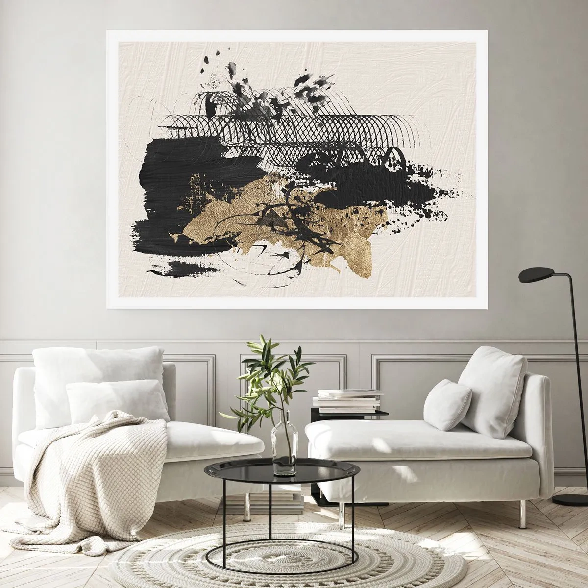 Plakat - Komposition med lidenskab - 100x70 cm