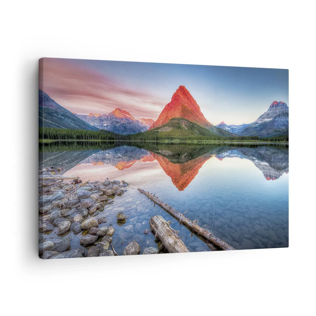 Lærredstryk - Billede på lærred - Varme og kulde - 70x50 cm