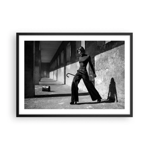 Plakat i sort ramme - Byens elegance - 70x50 cm