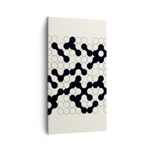 Lærredstryk - Billede på lærred - Kinesisk spil - variation - 45x80 cm