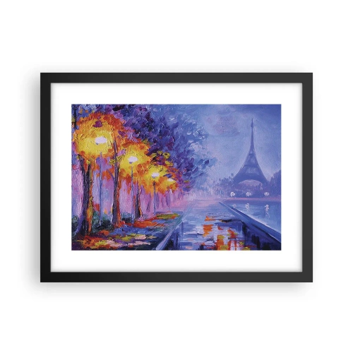 Plakat i sort ramme - En drømmevandring - 40x30 cm