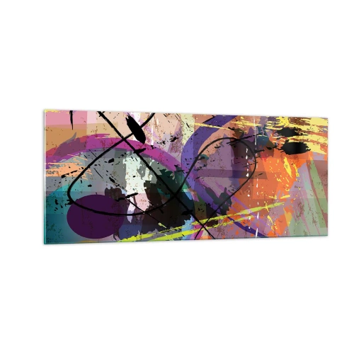 Billede på glas - Kan være lige eller rundt - 100x40 cm