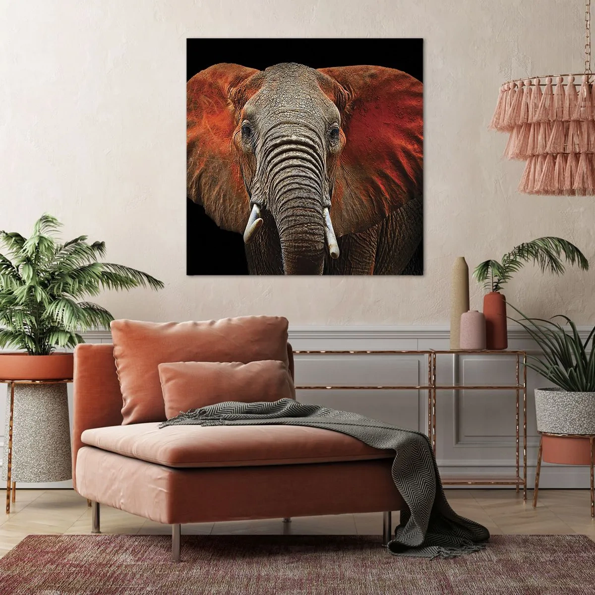 Lærredstryk - Billede på lærred - Jeg er vild, er du? - 60x60 cm