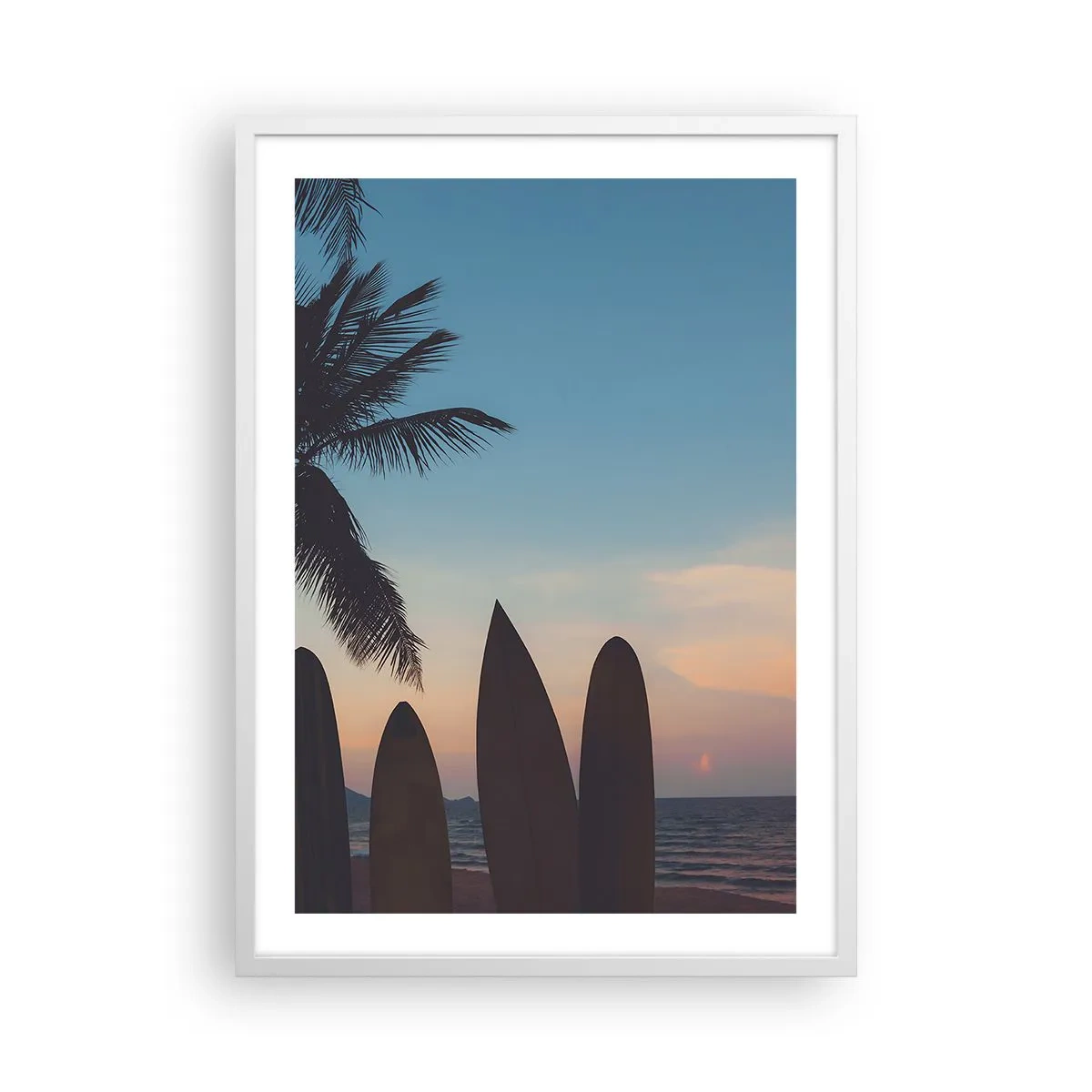 Plakat i hvid ramme - I morgen bliver også sjovt - 50x70 cm